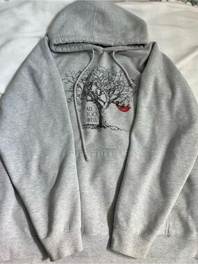 TAYLOR SWIFT grey ALL TOO WELL hoodie EXCELLENT CONDITION!